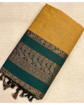 Kalyani Cotton Saree Contrast Butta and Border
